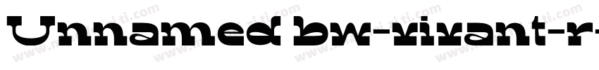 Unnamed bw-vivant-r字体转换